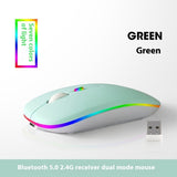Glowing Bluetooth Mute Charging Mouse