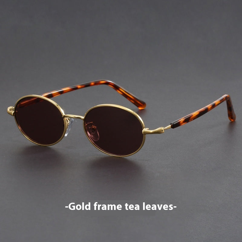 Oval TR90 Temple Retro Round Glasses Republic Of China Style