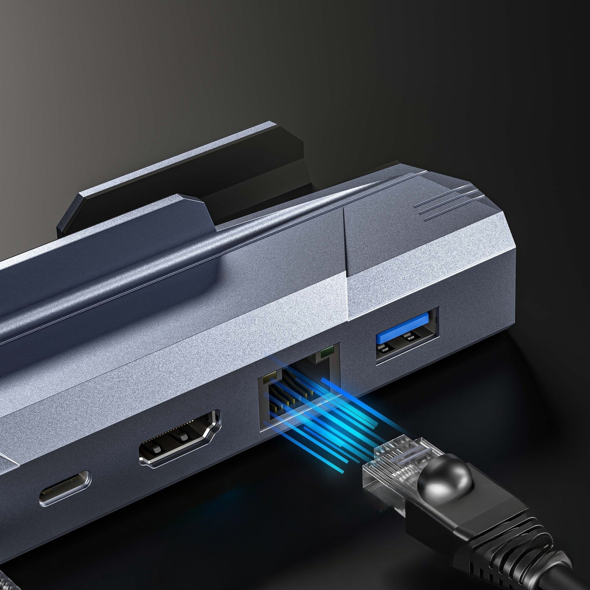 6-in-1 Game Console Tablet PC Multi-function Type-C Hub Base