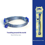 Woven Collar Bell Anti-suffocation Comfortable Safety Buckle Pet Decoration