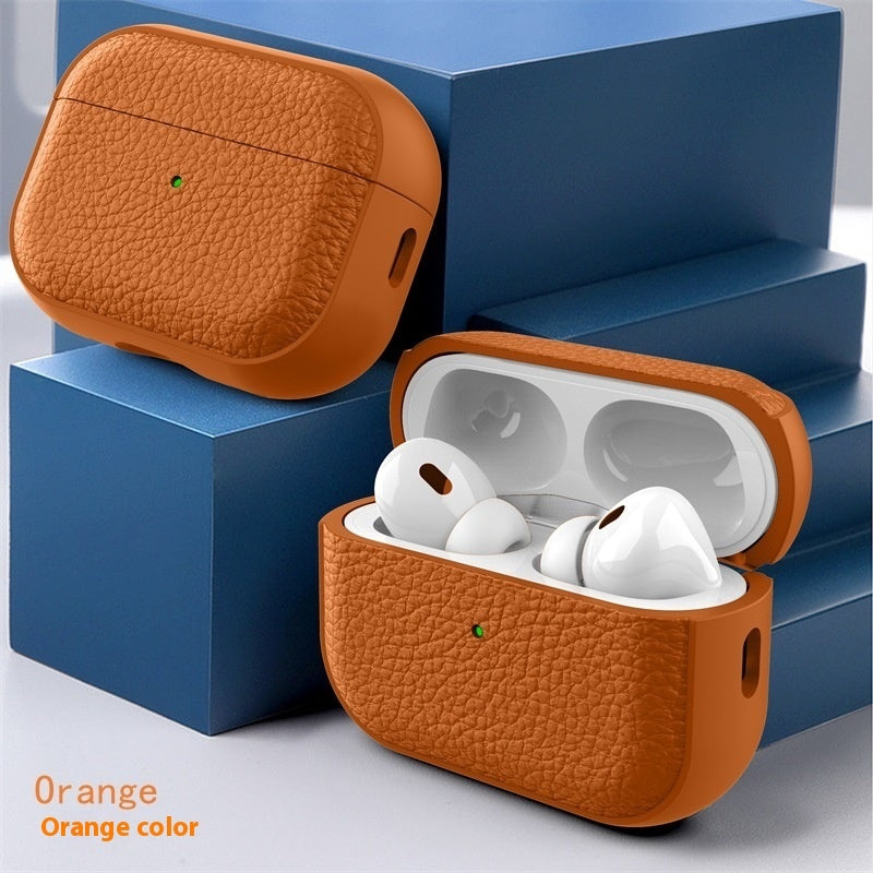 Leather Pattern Protective Cover Suitable For Bluetooth Headset