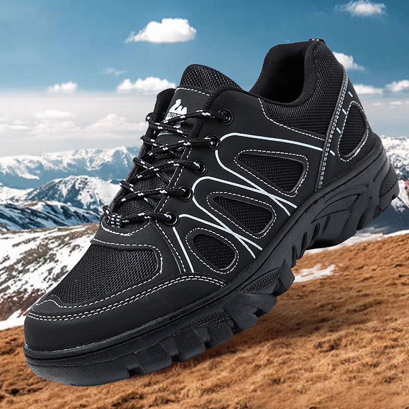 Spring And Summer Breathable Casual Men's Lace-up Sneaker