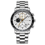 Waterproof Watch Luminous Small Three-pin Steel Watch