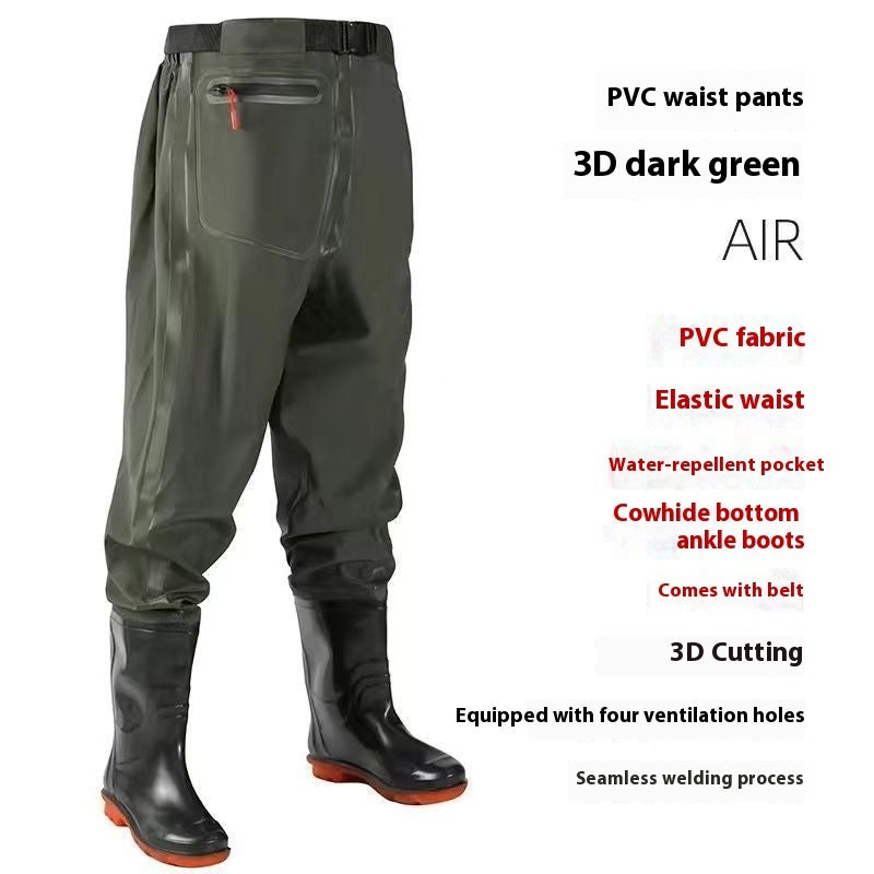 Water Wading Pants with Boots Wader