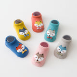 Terry-loop Hosiery Children's Foot Sock Cartoon Cute