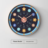 Early Education Cartoon Children's Home Wall Mounted Clock