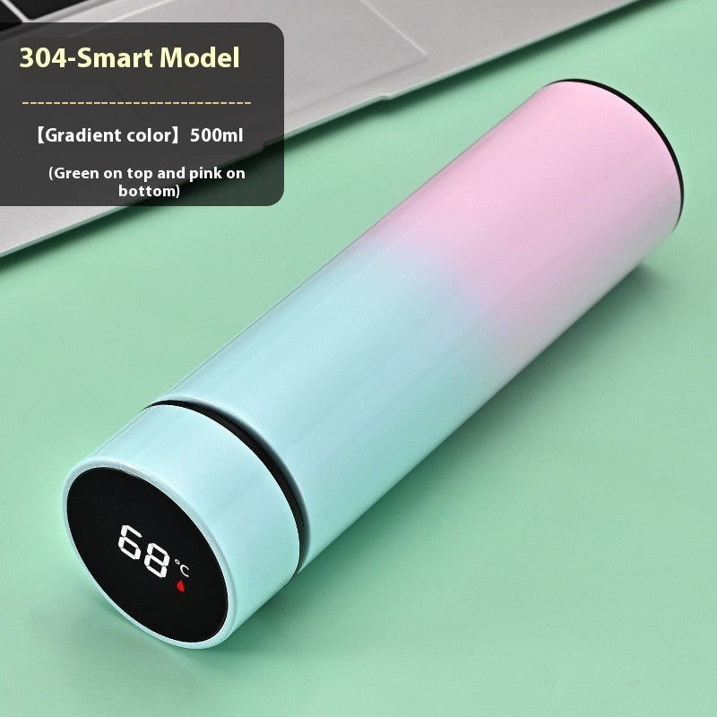 Intelligent Gradient Color Temperature 304 Stainless Steel Vacuum Cup