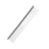 Pet Cat Dog Stainless Steel Straight Comb