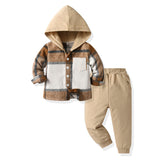Korean Style All-matching Plaid Shirt Harem Pants