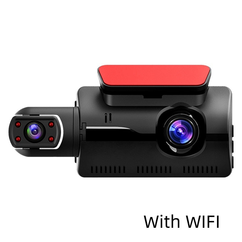 Car Front Car 3-inch Driving Recorder HD Dual Lens On-board Camera
