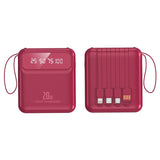 Mini Small Large Capacity With 4 Lines Power Bank