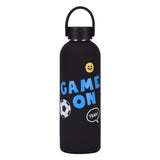 500ml Double-layerd Stainless Steel Insulation Mug Portable Handle Student Children Outdoor Sports Water Bottle