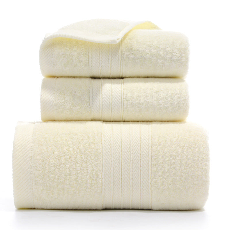 Pure Cotton Towels Three-piece