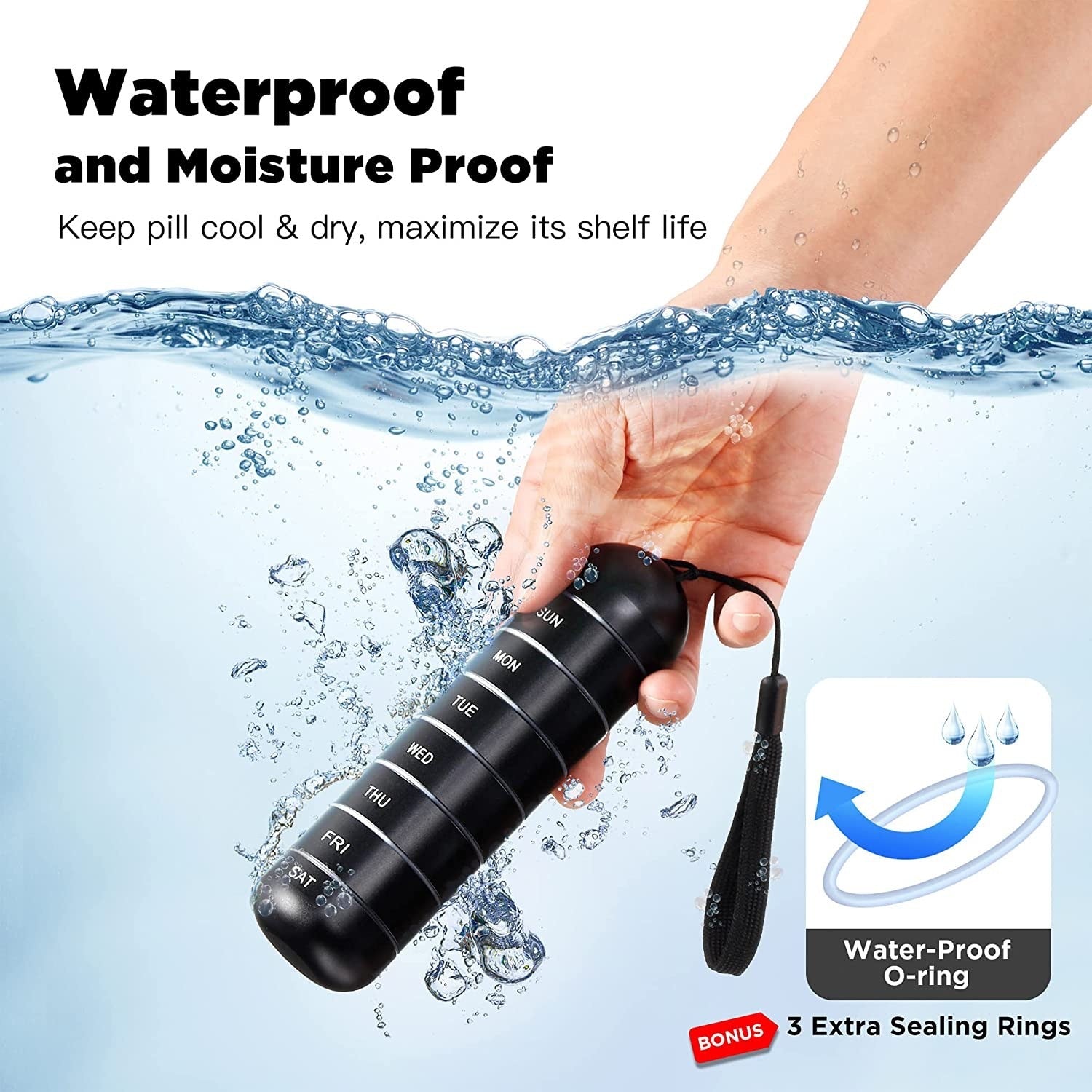 Airtight and Waterproof Medicine box