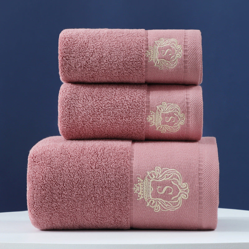 Pure Cotton Towels Three-piece