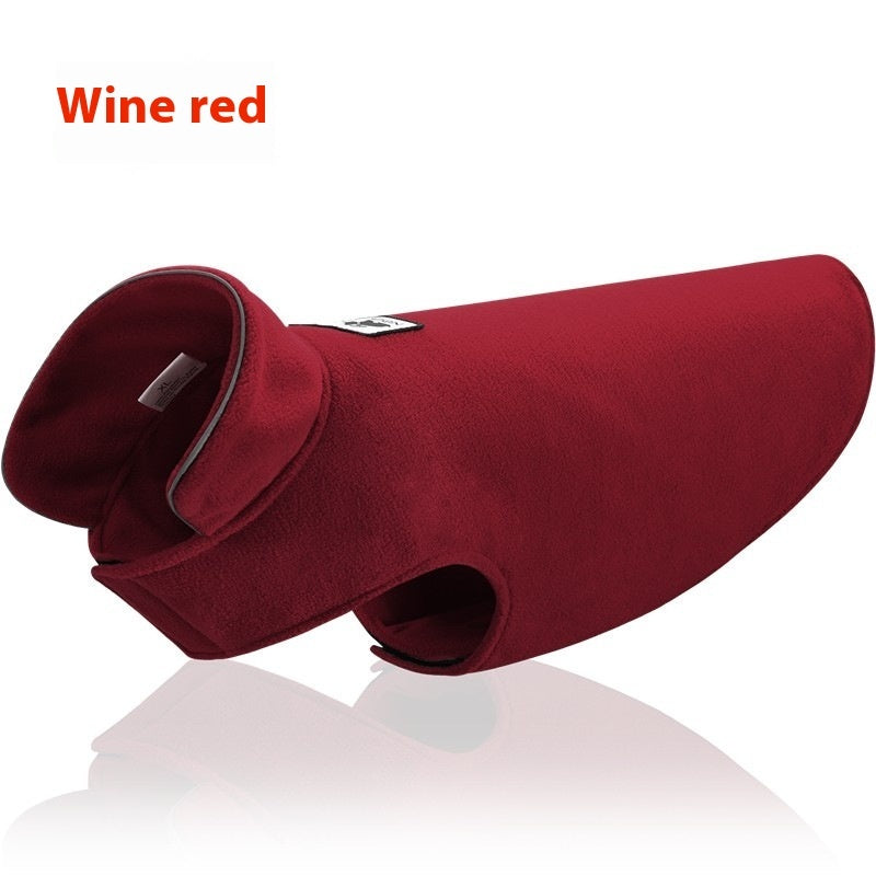 Thickened Warm Pet Autumn And Winter Dog Clothes Pet Polar Fleece Double-sided Vest