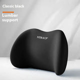 Memory Foam Headrest and Lumbar Pillow