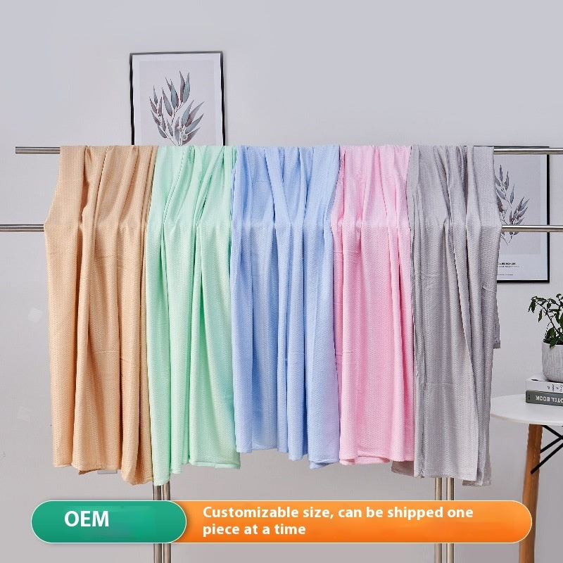 Bamboo Fiber Ice Silk Cover Blanket Air Conditioner