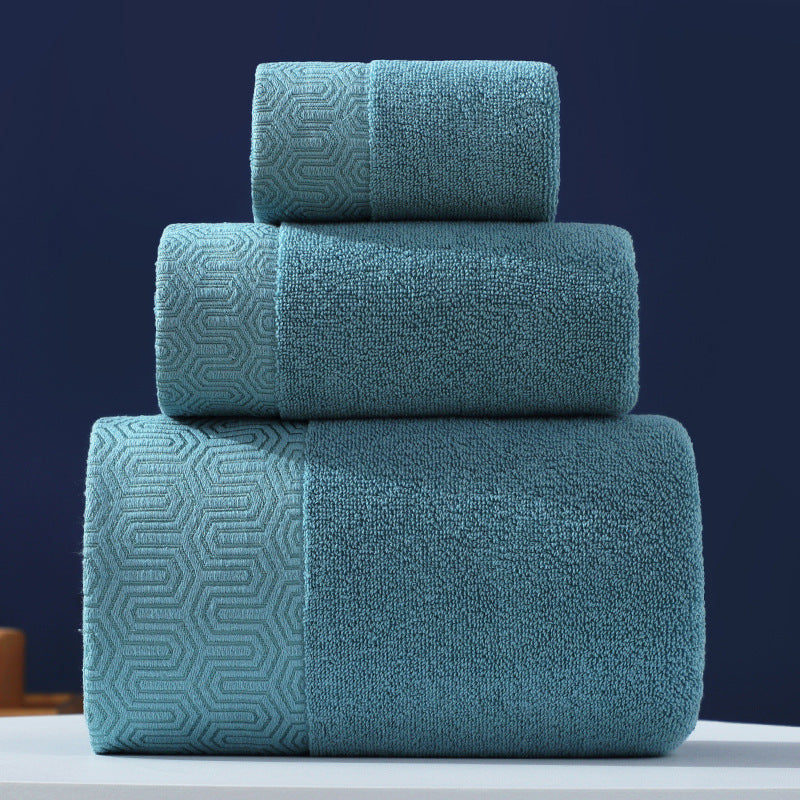 Pure Cotton Towels Three-piece