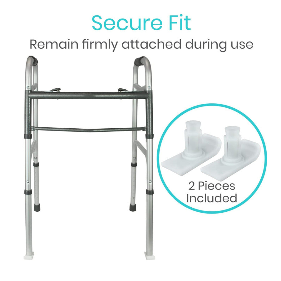 Heavy-Duty Walker Ski Glides