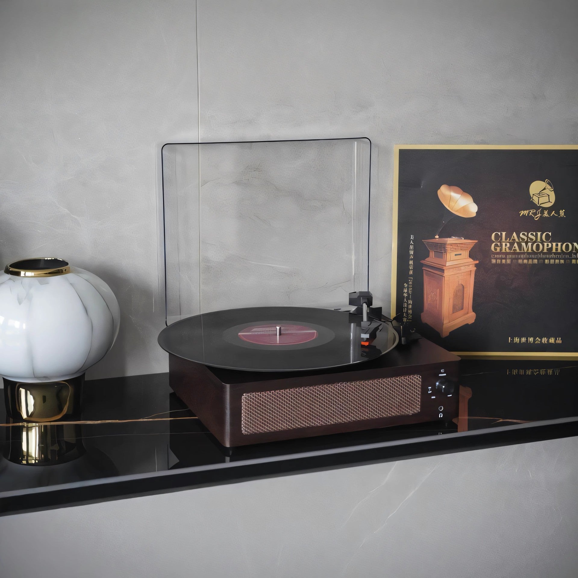 Vinyl Record Player Retro Phonograph