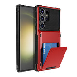 Two-in-one Four-corner Drop-resistant Flip Card Phone Case