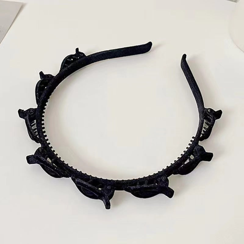 Finishing Hair Clip For Broken Hair Sweet All-matching Simple Non-slip Toothed Headband Hair Accessories