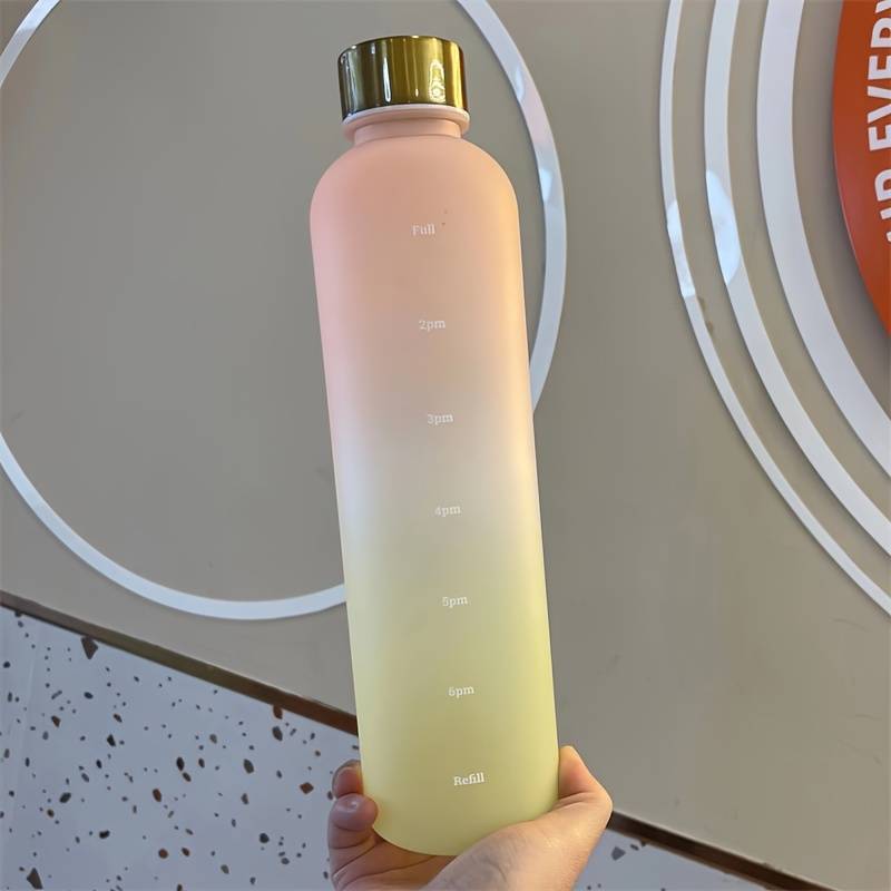 Outdoor Sports Fitness Frosted Gradient Sports Water Cup