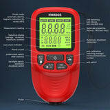 Hw-400s Thickness Gauge High Precision Industrial Iron Aluminum Coating Thickness Gauge