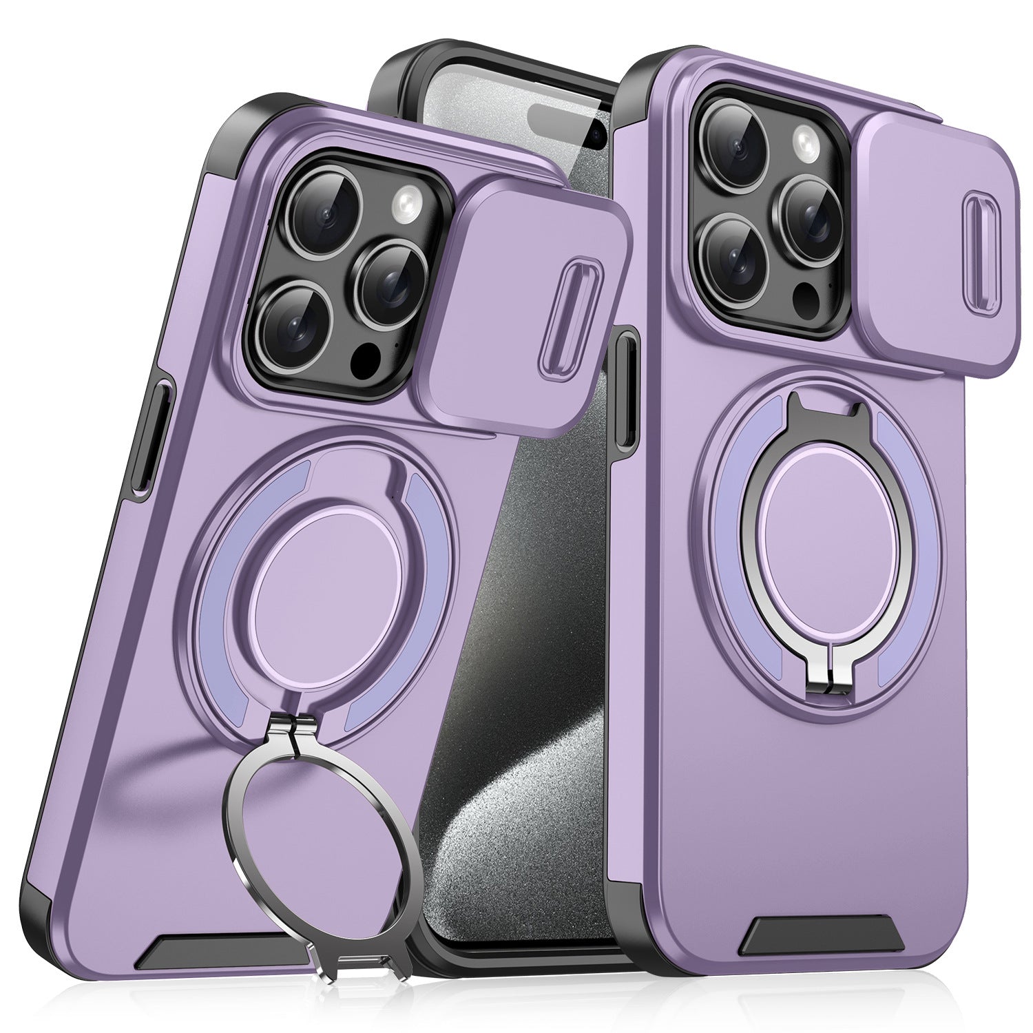 New Sliding Window Bracket Drop-resistant Phone Case