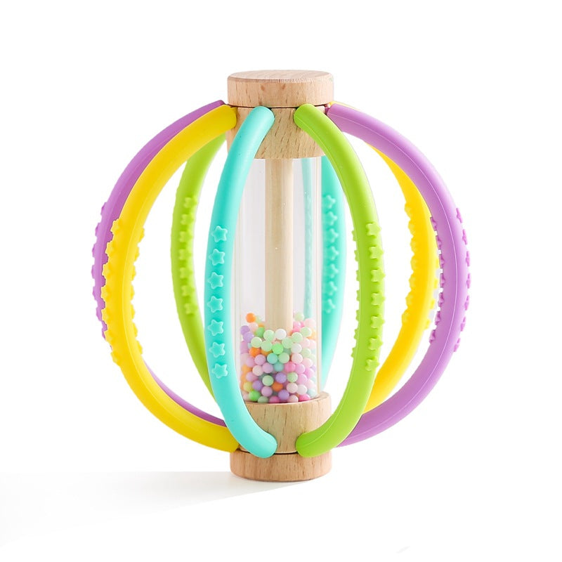 Children's Teether Hand Ball Three-dimensional Rattle Soothing Molar Toys