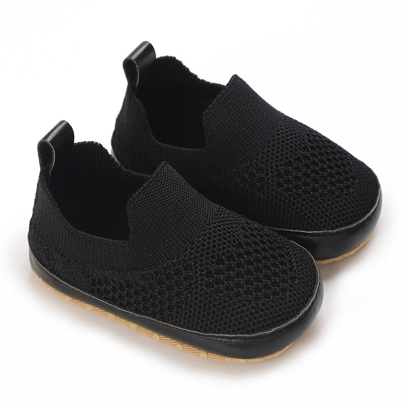 Baby's Shoes Male And Female Baby Slip-on Soft Bottom Breathable Toddler Shoes