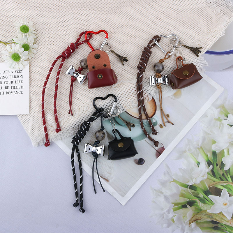 Bow Decorative Keychain Ornaments All-matching