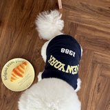 Simple Printed Autumn Pet Baseball Uniform