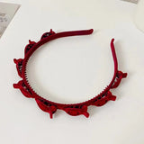 Finishing Hair Clip For Broken Hair Sweet All-matching Simple Non-slip Toothed Headband Hair Accessories
