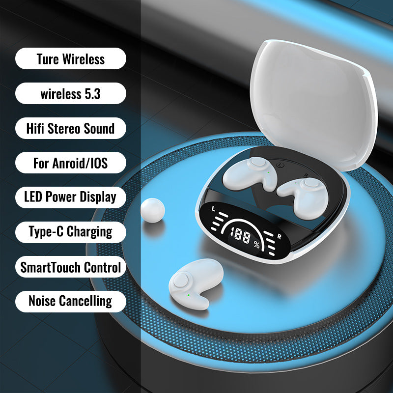 Wireless Bluetooth Headphones Post Ear-type Wear Does Not Hurt