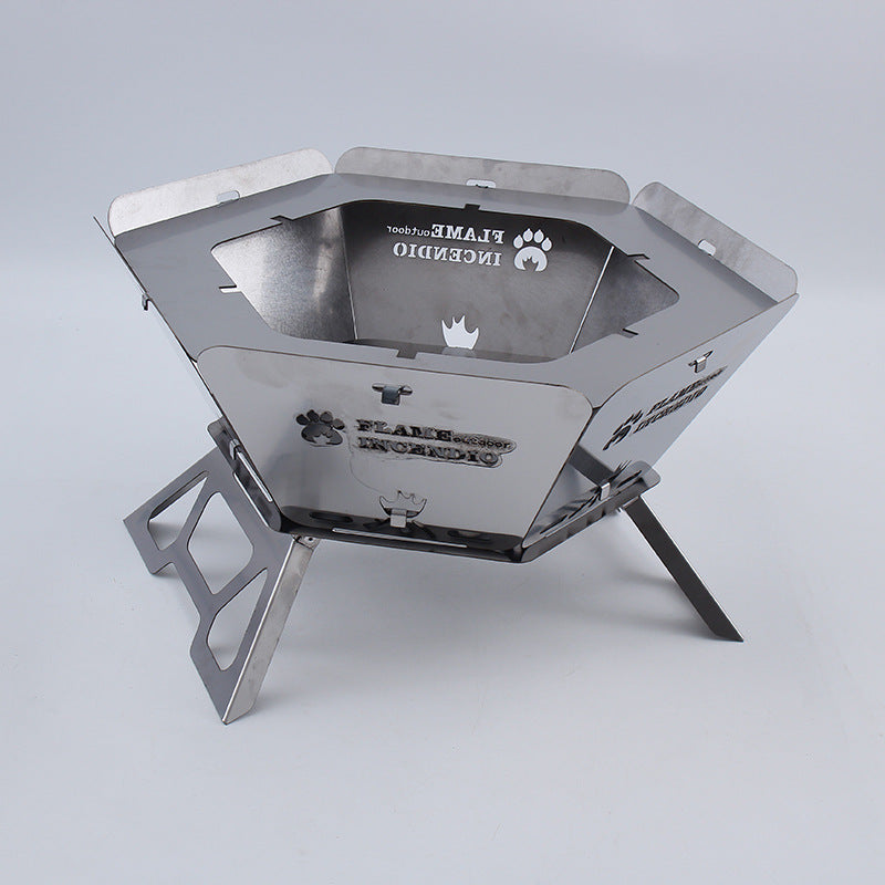 Portable Outdoor Camping Charcoal Barbecue Grill