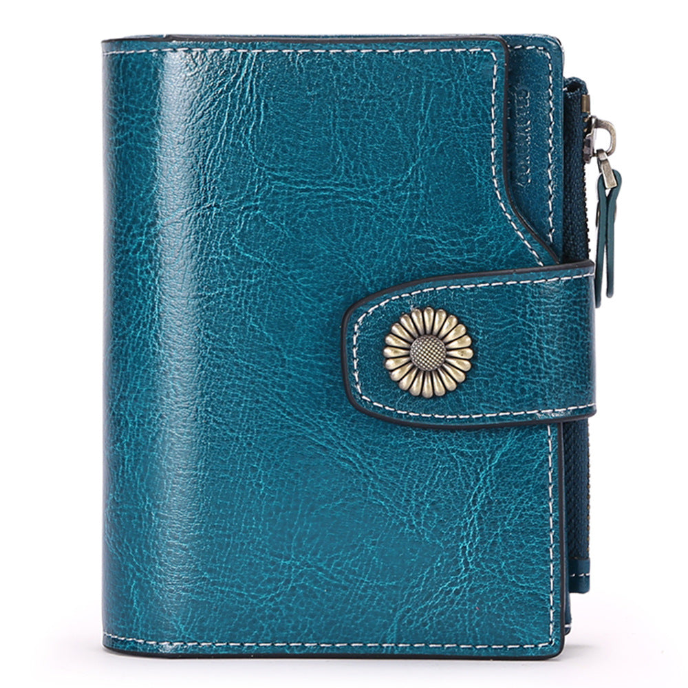 Hasp Clutch Girls Coin Pocket Multifunctional Card Holder