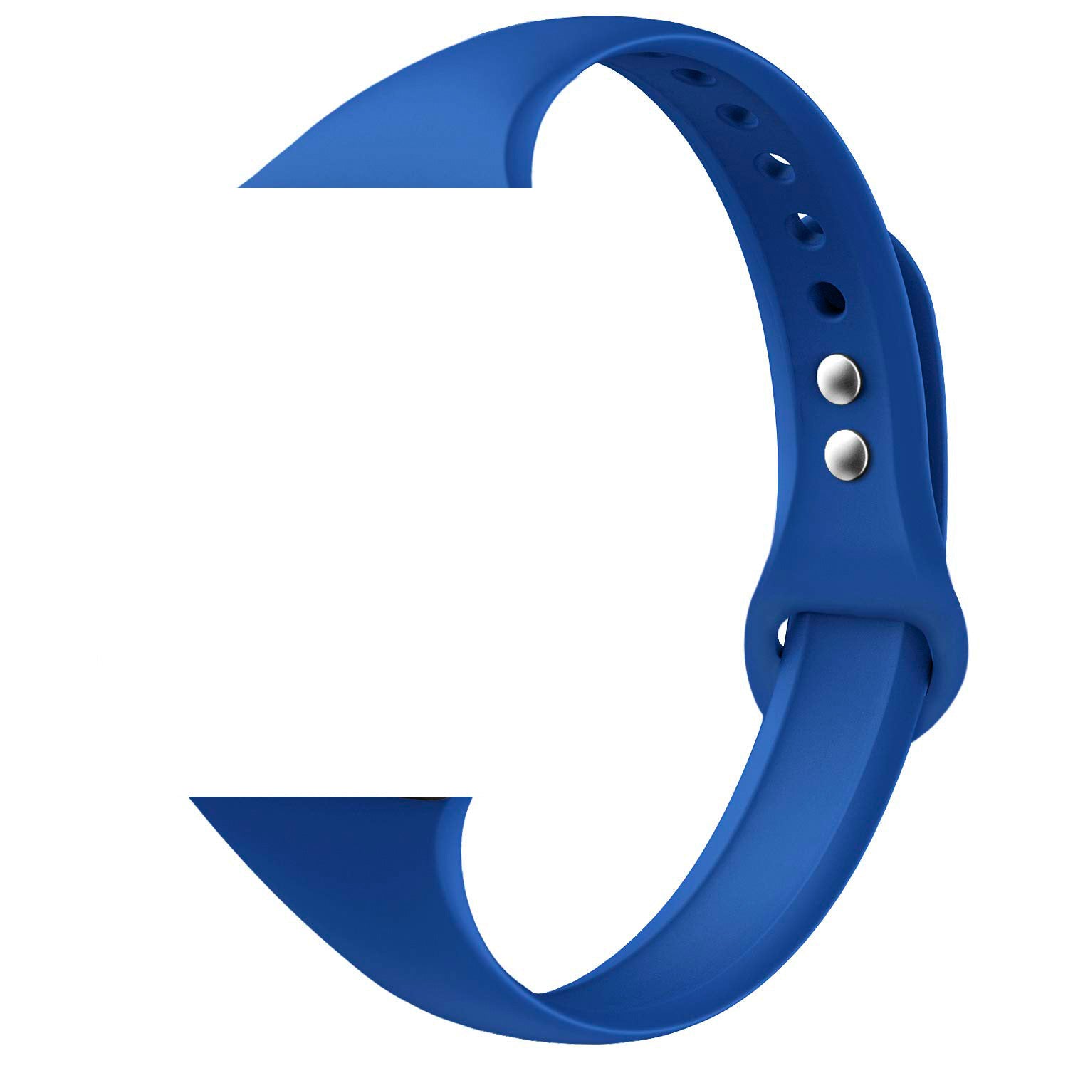 Small Waist Silicone Watch Strap Double Buckle Snap Button