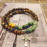 Retro Double-layer Ceramic Bracelet For Women