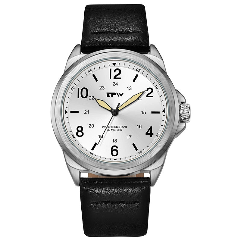 Business Casual Belt Style Waterproof Lightweight Pointer Men's Quartz Watch