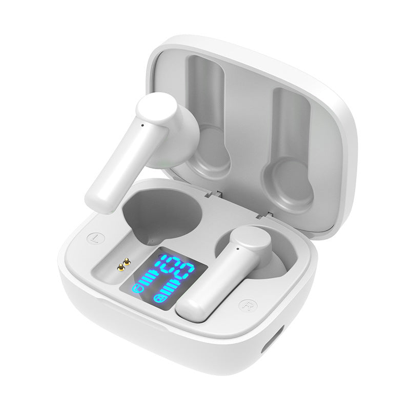 Digital Display Sports In-ear Waterproof Wireless Bluetooth Headset