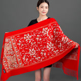 Scarf Shawl Cashmere Warm Cheongsam Outerwear