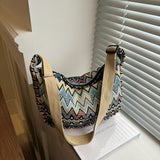 Ethnic Style Tassel Shoulder Bag Large Capacity Totes