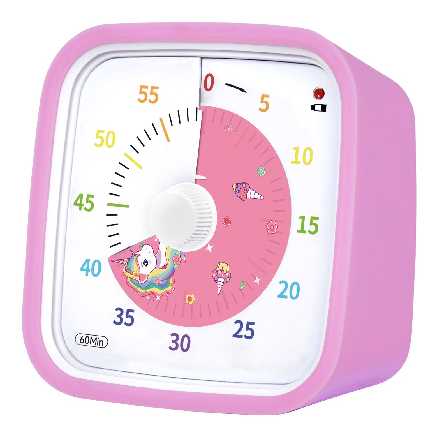 Anti-fall Cartoon Children's Time Manager Mute Timer Alarm Clock