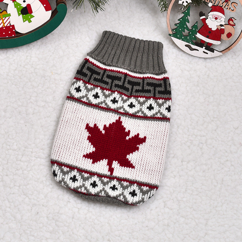 Pet Sweater Thickened Dogs and Cats Sweater