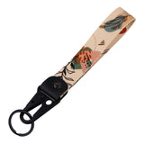 Cherry Blossom Leather Metal Keychains