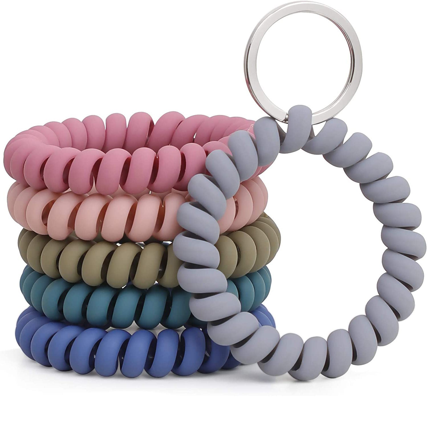 Color Spring Keychain Creative Pendant