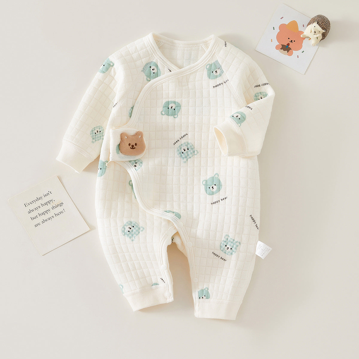 Baby's Thin Cotton Warm Jumpsuit Baby Romper