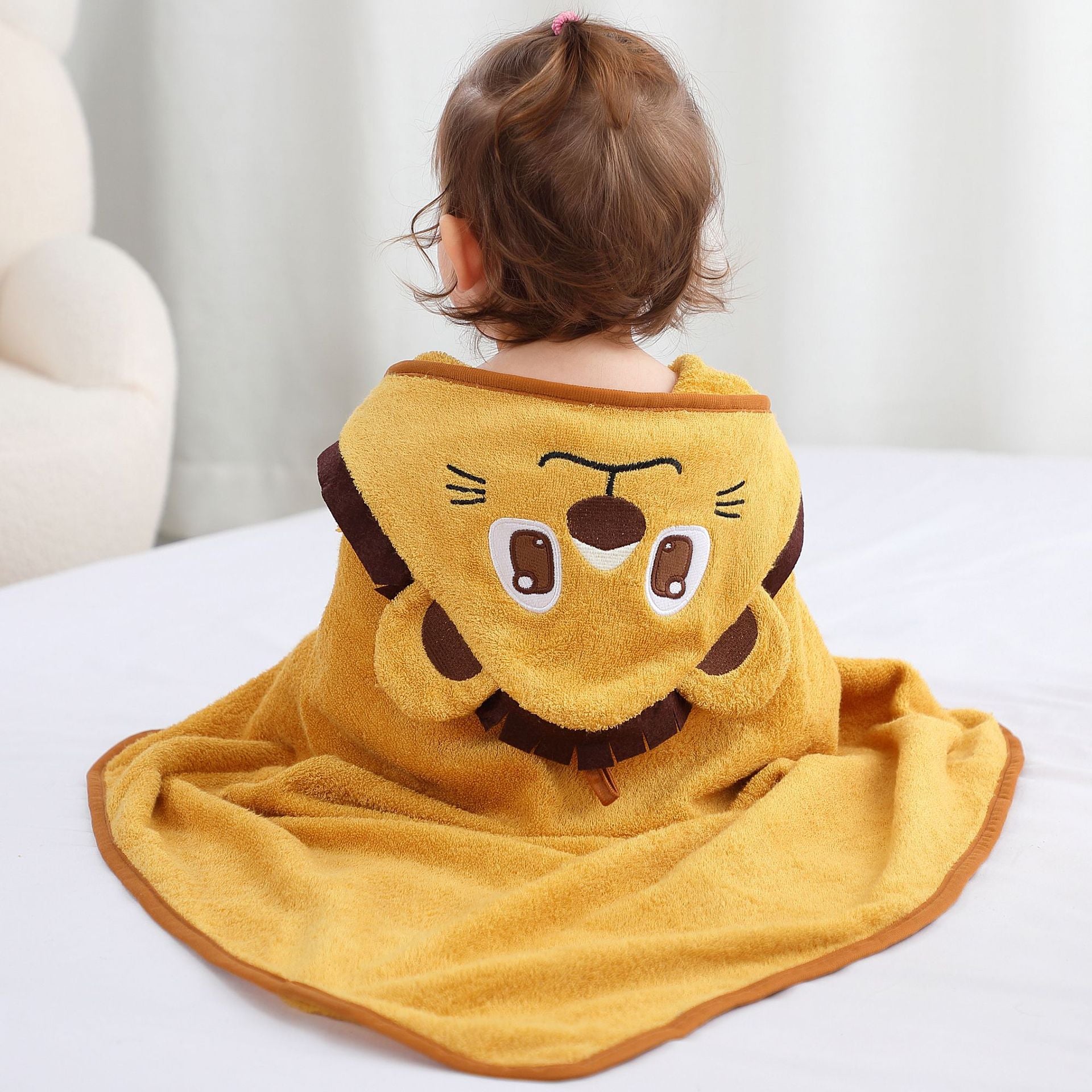 Baby Bamboo Fiber Super Soft Absorbent Bath Towel